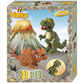 Hama Midi Gaveeske 3D 2500 perler - Dinosaurer