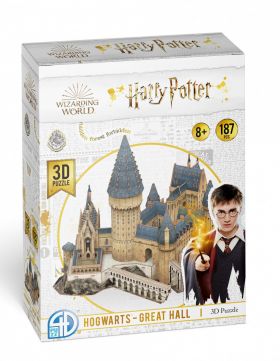 Harry Potter 3D Puslespill - Hogwards Great Hall 187 brikker