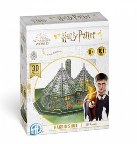 Harry Potter 3D Puslespill - Hagrids Hut 101 brikker