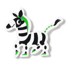 Micki Ville venner dekorasjon, zebra