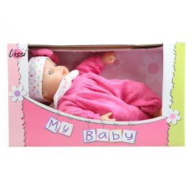 Lissi Babydukke 28cm - Rosa Kosedress