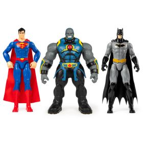 DC Comics Batman 30 cm figur - 3 pakning m/ Batman, Superman og Darkseid
