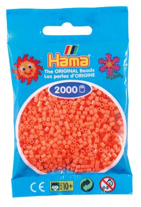 Hama Mini 2000 perler Pastell Rød 44
