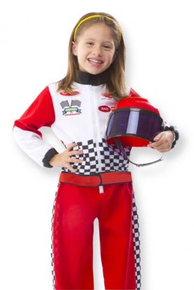 Melissa & Doug Kostyme - Racerbilfører 3-6 år**