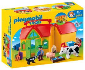 Playmobil 123 - Transportabel bondegård 6962