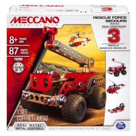 Meccano - 3 modeller Rescue Squad
