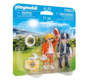 Playmobil DuoPack - Legehjelp og Politibetjent 70823