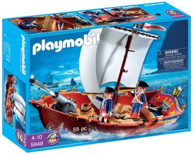 Playmobil Pirates - Soldatenes Båt 5948