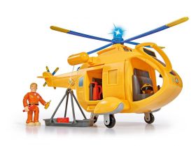 Brannmann Sam - Wallaby 2 helikopter med figur