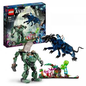 LEGO Avatar Neytiri og Thanator mot Quaritch i AMP-robotdrakt 75571