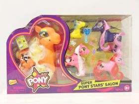 Pop Star Pony Salong - Oransje Pony