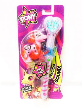 Pop Star Pony Tryllestav - Rosa Hest