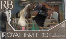 Royal Breeds 2 stk Hester - Silver Bay/Blue Roan Friesian
