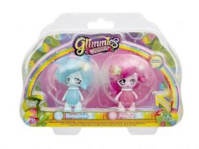 Glimmies Rainbow Friends 2 pk - Bunnybeth og Volaria