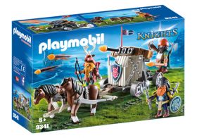 Playmobil Knights - Ponnispann med kampvogn og dverger9341