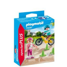 Playmobil Special Plus - Barn med skøyter og sykkel 70061