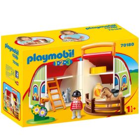Playmobil 123 - Min bærbare Bondegård 70180