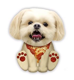 Soft'n Slo Squishies Large Pets - Pizza Hund