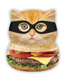 Soft'n Slo Squishies Large Pets - Burger katt