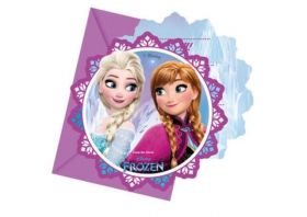Disney Frost Invitasjoner med konvolutt 6 stk