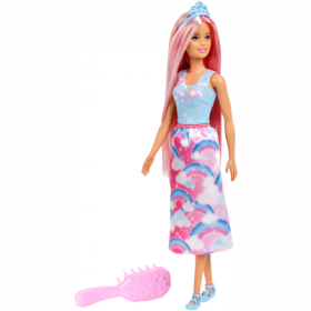 Barbie Dreamtopia Hairplay - Dukke med Rosa Hår