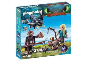 Playmobil Dragerytterne - Hicks og Astrid med drager 70040