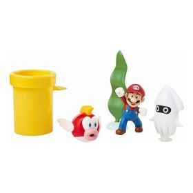 Nintendo Super Mario figur lekesett - Underwater Diorama