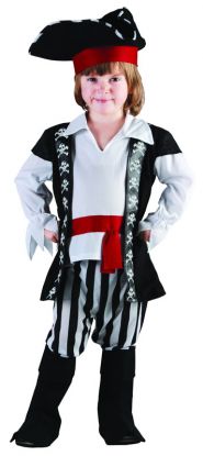 Pirat Kostyme - Småbarn 3-4 år (92-104cm)