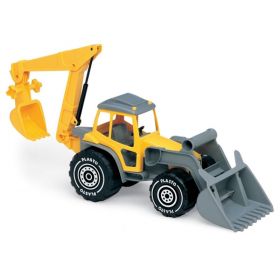 Plasto Traktor med gravearm og frontgraver 48 cm