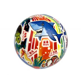Plastikkball 15cm - Sjødyr