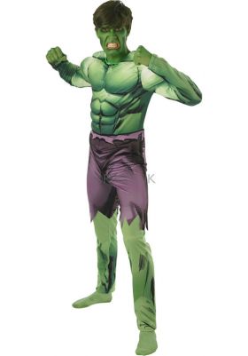 Marvel Avengers Hulk Deluxe Kostyme - Voksen