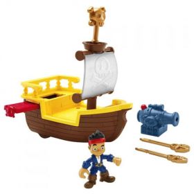 Fisher Price Jake & Sjørøverne - Piratskip med Kaptein Jake