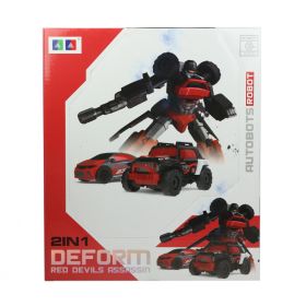 Robot 2-i-1 Deformed - Rød