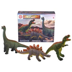 The Nature Zone Figur - T-Rex, Stegosaurus & Brachiosaurus