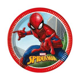 Marvel Spider-Man Papptallerken 23 cm - 8 stk