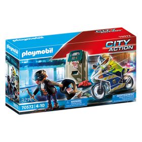 Playmobil City Action - Politimotorsykkel: Jakt på pengerøver 70572