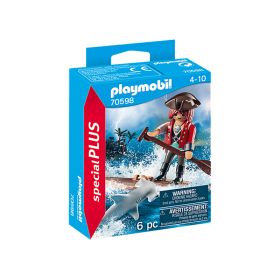 Playmobil Special Plus - Pirat med flåte og hammerhai 70598