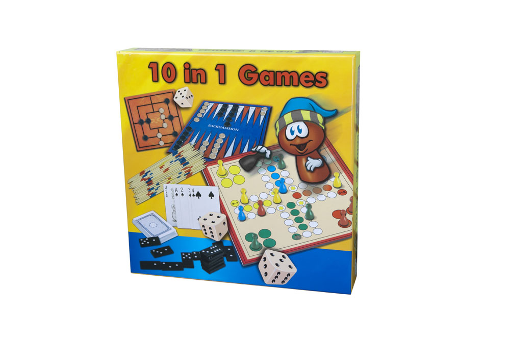 10-i-1 sett med klassiske spill