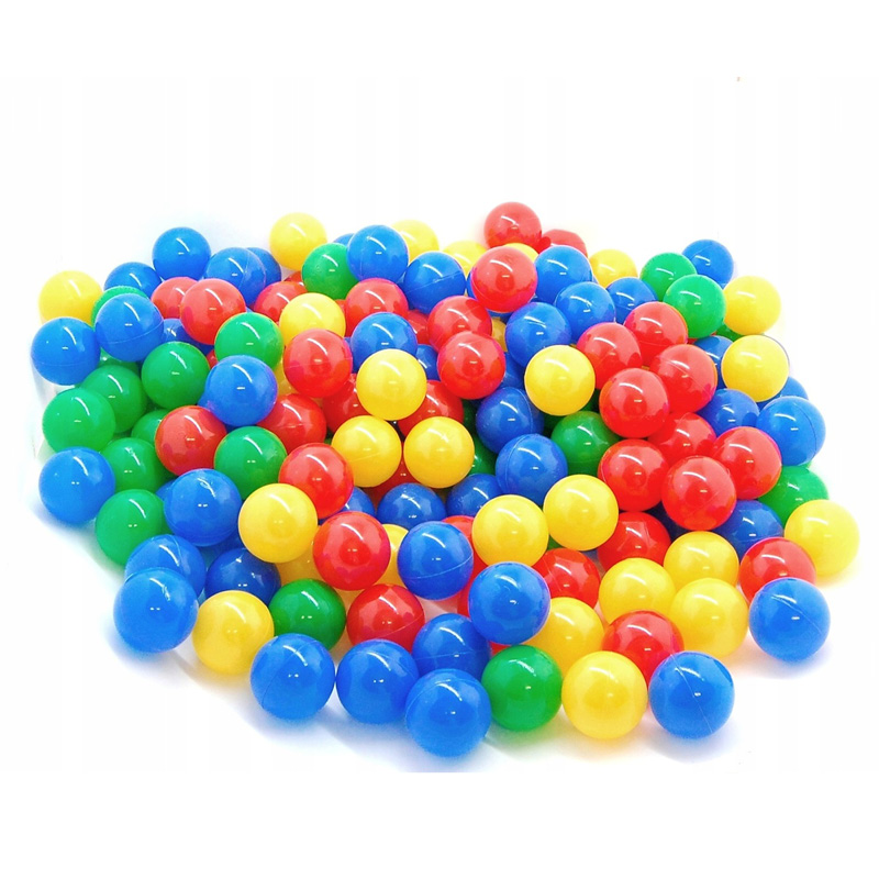 100 fargerike plastballer