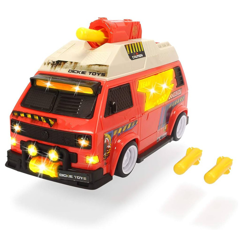 Dickie Toys - Volkswagen T3 Camper med lys og lyd