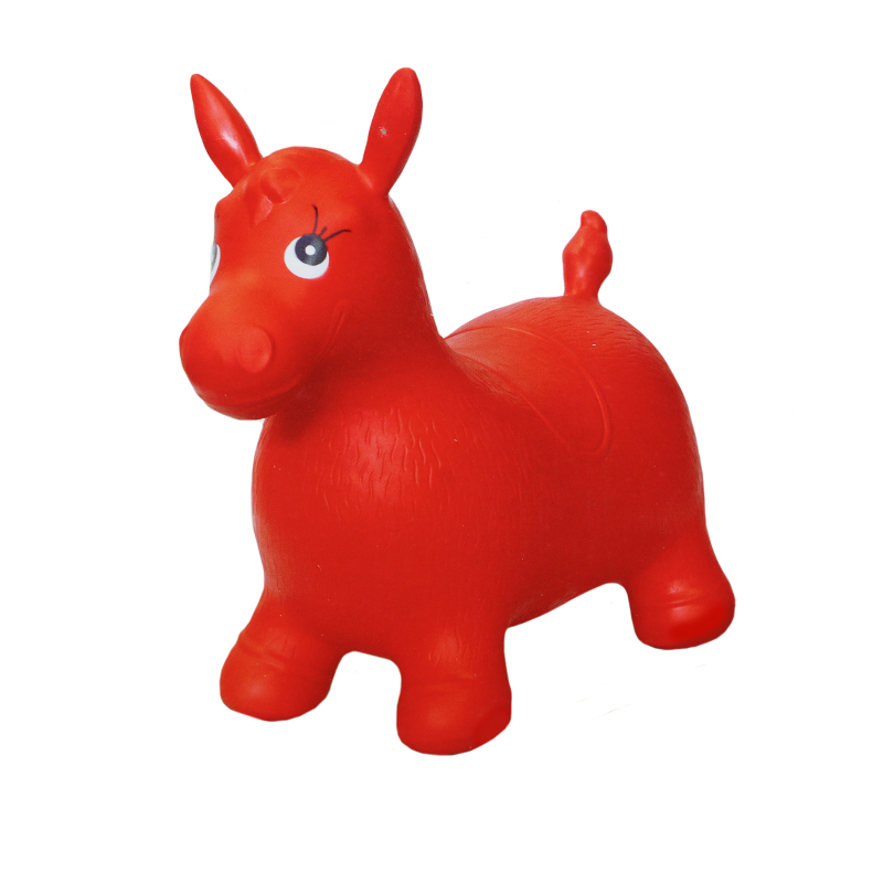 Hoppedyr - Rød Hest