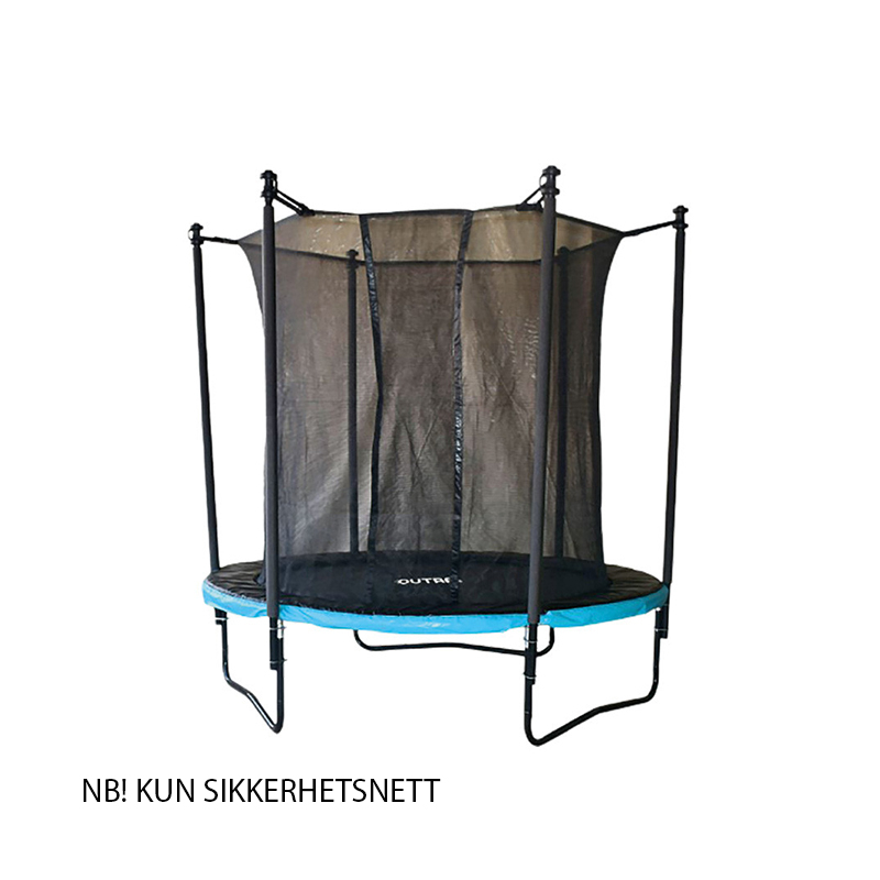 katastrofale Til Ni Klappe Outra Pro 240 cm trampoline med sikkerhetsnett | Extra Leker